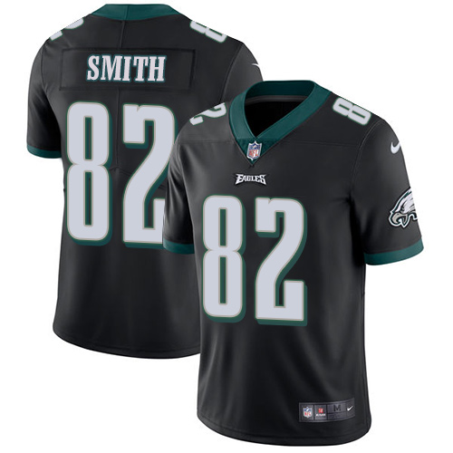 Nike Eagles #82 Torrey Smith Black Alternate Men's Stitched NFL Vapor Untouchable Limited Jersey